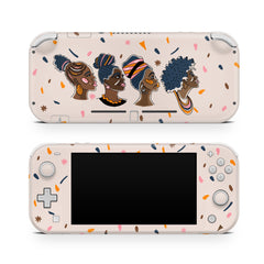 Nintendo switch Lite skin Black Lives Matter, switch lite skin Cute Beige, Kawaii Switch lite sticker Full cover 3m - Tackydesign
