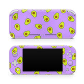 Nintendo switch Lite skin, Cute Avocado switch lite skin pastel purple Full cover 3m - Tackydesign