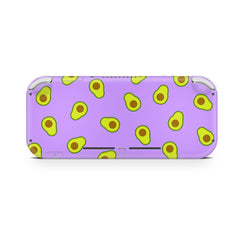 Nintendo switch Lite skin, Cute Avocado switch lite skin pastel purple Full cover 3m - Tackydesign
