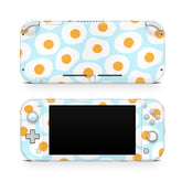 Nintendo switch Lite skin, Cute eggs switch lite skin pastel Blue Full cover 3m - Tackydesign