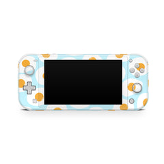 Nintendo switch Lite skin, Cute eggs switch lite skin pastel Blue Full cover 3m - Tackydesign