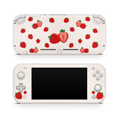 Nintendo switch Lite skin, Cute strawberry switches lite skin Irish cream color Full cover 3m - Tackydesign