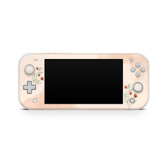 Nintendo switch Lite skin Flowers, switch lite skin Watercolor Beige Switch lite sticker Full cover 3m - Tackydesign