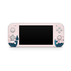 Nintendo switch Lite skin Mountain, switch lite skin Cute Pink, Kawaii Switch lite sticker Full cover 3m - Tackydesign