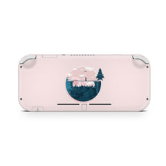 Nintendo switch Lite skin Mountain, switch lite skin Cute Pink, Kawaii Switch lite sticker Full cover 3m - Tackydesign