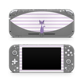 Nintendo switch Lite skin Purple Cat , switch lite skin Kawaii, Cute Purple color Full cover 3m - Tackydesign