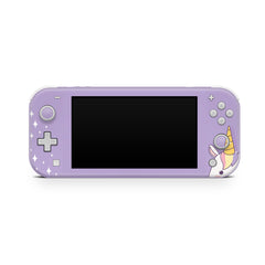 Nintendo switch Lite skin Unicorn, switch lite skin Cute Purple, Kawaii Switch lite sticker Full cover 3m - Tackydesign