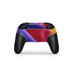 Nintendo Switch Pro Controller Skin Abstract, Colorful Twisting skin pro controller Full cover 3M premium vynl sticker - Tackydesign