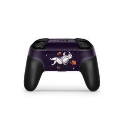 Nintendo Switch Pro Controller Skin Astronaut , Purple Space skin pro controller Full cover 3M premium vynl sticker - Tackydesign