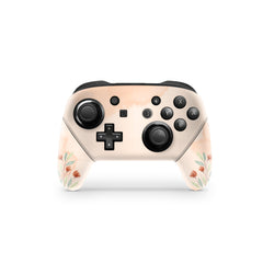 Nintendo Switch Pro Controller Skin Flower, Watercolor skin pro controller Full cover 3M premium vynl sticker - Tackydesign