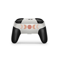 Nintendo Switch Pro Controller Skin Moon, Pastel Gray skin pro controller Full cover 3M premium vynl sticker - Tackydesign