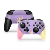 Nintendo Switch Pro Controller Skin Unicorn, Purple Anime Kaawaii skin pro controller Full cover 3M premium vynl sticker - Tackydesign