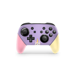 Nintendo Switch Pro Controller Skin Unicorn, Purple Anime Kaawaii skin pro controller Full cover 3M premium vynl sticker - Tackydesign