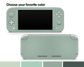 Nintendo Switches Lite skin Pastel solid color, Switch lite skin Blue, Green and Off - white colors Full cover 3m - Tackydesign