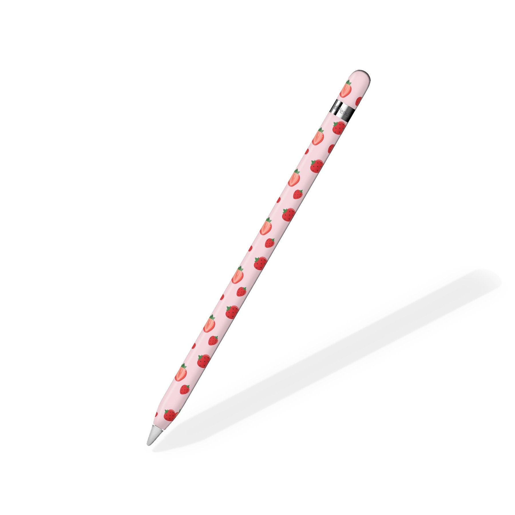 Pastel Apple Pencil skin Strawebery, Available for Gen 1 And Gen 2, High - Quality 3M Vinyl full wrap - Tackydesign