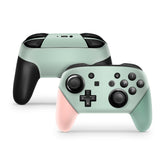 Pastel Green Nintendo Switch Pro Controller Skin, ,Retro Colorwave pro controller Full cover 3m - Tackydesign
