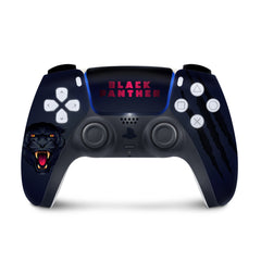 Ps5 skin Black Panther, Playstation 5 controller skin, Vinyl 3m stickers Full wrap cover - Tackydesign