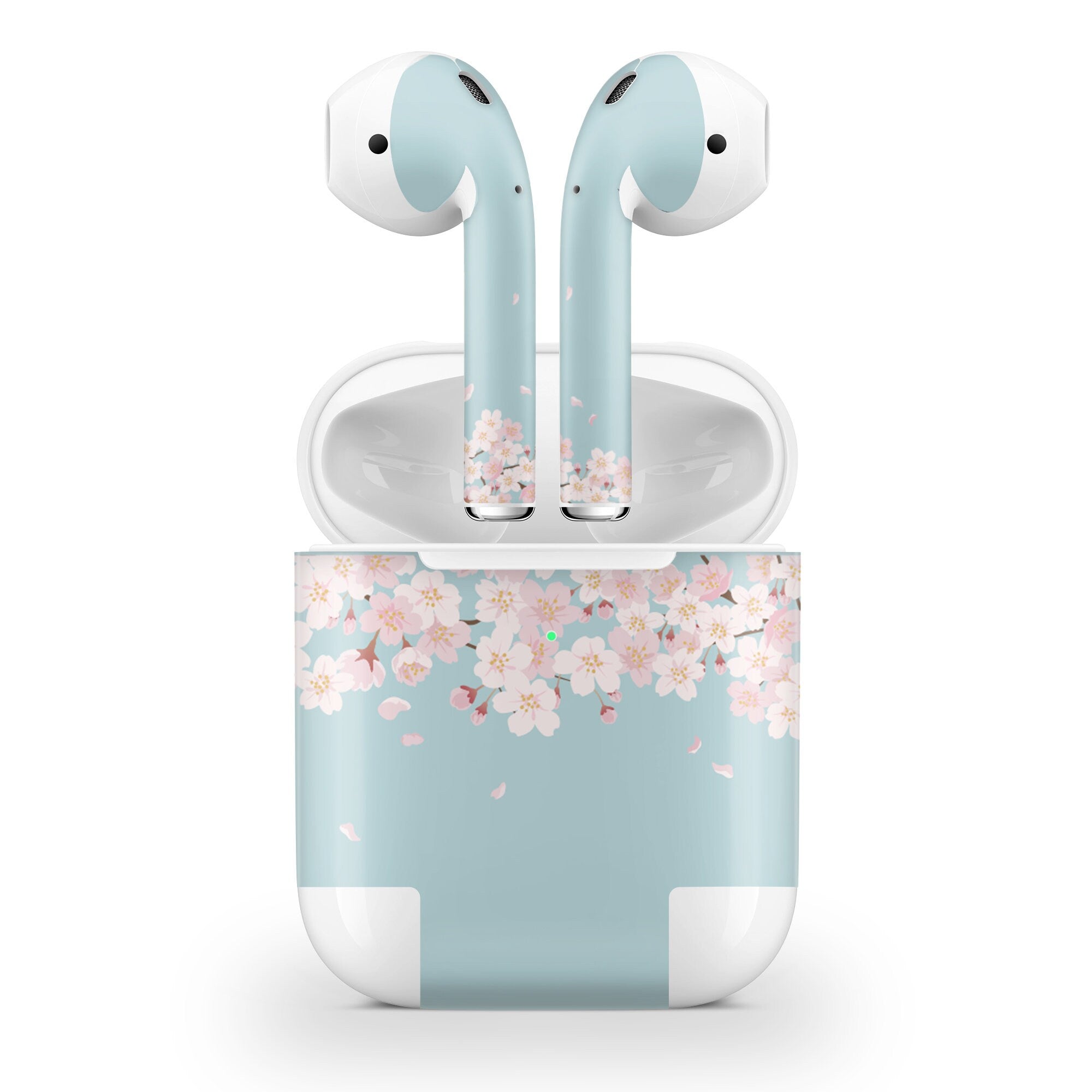 Sakura Apple Airpod Skins, Cherry Blossoms Airpods Sticker for airpods 1 & 2 Vinyl 3m, Airpods skin earbuds, Airpods Protective Full Cover - Tackydesign