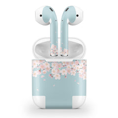 Sakura Apple Airpod Skins, Cherry Blossoms Airpods Sticker for airpods 1 & 2 Vinyl 3m, Airpods skin earbuds, Airpods Protective Full Cover - Tackydesign