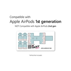 Sakura Apple Airpod Skins, Cherry Blossoms Airpods Sticker for airpods 1 & 2 Vinyl 3m, Airpods skin earbuds, Airpods Protective Full Cover - Tackydesign