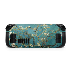 Sakura Steam Deck skin ,Almond Blossoms Color Skin Steam Deck Decal Turquoise Full Wrap cover Vinyl 3m Sticker - Tackydesign