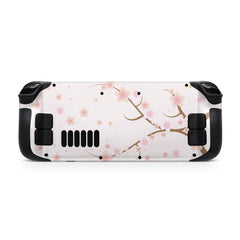 Sakura Steam Deck skin ,Cherry Blossom Kawaii Beige Color steam deck Decal Full Wrap cover Vinyl 3m Sticker - Tackydesign