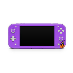 Spooky Pumpkin Nintendo switch Lite skin Halloween , Purple kawaii switches lite skin Full cover 3m - Tackydesign