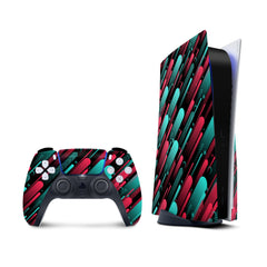 StickTok Ps5 skin, Playstation 5 controller skin, Vinyl 3m stickers Full wrap cover - Tackydesign