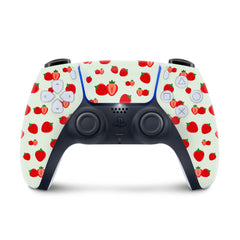 Strawberry Ps5 skin, Sony Playstation 5 controller skin green, Vinyl 3m stickers moon Full wrap cover - Tackydesign