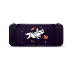 TACKY DESIGN Astronaut Nintendo Switch OLED Skin Wrap | Cute Kawaii Purple 3M Vinyl Full Cover - Tackydesign