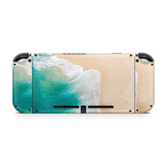 TACKY DESIGN Beach Nintendo Switch Skin Wrap | Pastel 3M Vinyl Cover - Tackydesign