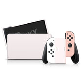 TACKY DESIGN Beige Nintendo Switch OLED Skin Wrap | Pastel Colorwave Color Blocking 3M Vinyl Full Cover - Tackydesign