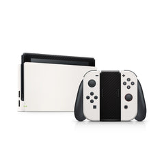 TACKY DESIGN Black & White Nintendo Switch Skin Wrap | Color Blocking 3M Vinyl Full Cover - Tackydesign