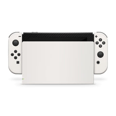 TACKY DESIGN Black & White Nintendo Switch Skin Wrap | Color Blocking 3M Vinyl Full Cover - Tackydesign