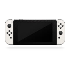 TACKY DESIGN Black & White Nintendo Switch Skin Wrap | Color Blocking 3M Vinyl Full Cover - Tackydesign