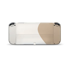 TACKY DESIGN Brown Nintendo Switch OLED Skin Wrap | Classic Colorwave Color Blocking 3M Vinyl Full Cover - Tackydesign