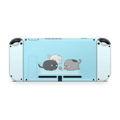 TACKY DESIGN Cat Pe Nintendo Switch Skin Wrap | Kawaii 3M Vinyl Full Cover Decal - Tackydesign