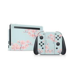TACKY DESIGN Cherries Blossom Nintendo Switch Skin Wrap | 3M Vinyl Full Cover Decal Stickers - Tackydesign