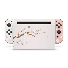 TACKY DESIGN Cherries Blossoms Nintendo Switch Skin Wrap | Floral 3M Vinyl Full Cover - Tackydesign