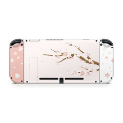 TACKY DESIGN Cherries Blossoms Nintendo Switch Skin Wrap | Floral 3M Vinyl Full Cover - Tackydesign