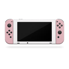 TACKY DESIGN Christmas Nintendo Switch Skin Wrap | Kawaii Cute Pink 3M Vinyl Cover - Tackydesign