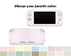 TACKY DESIGN Classic Nintendo Switch Lite Skin Wrap | Solid Color Blocking 3M Vinyl Full Cover - Tackydesign