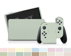 TACKY DESIGN Classic Nintendo Switch OLED Skin Wrap | Solid Color Block 3M Vinyl Full Cover - Tackydesign