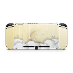 TACKY DESIGN Cloud Nintendo Switch Skin Wrap | Pastel Blue Sky 3M Vinyl Full Cover - Tackydesign