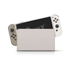 TACKY DESIGN Clouds Nintendo Switch OLED Skin Wrap | Moon Green Pastel 3M Vinyl Full Cover - Tackydesign