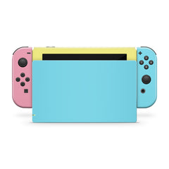 TACKY DESIGN Color Blocking Nintendo Switch Skin Wrap | Colorwave 3M Vinyl Full Cover - Tackydesign