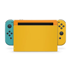 TACKY DESIGN Color Blocking Nintendo Switch Skin Wrap | Retro 3M Vinyl Full Cover - Tackydesign
