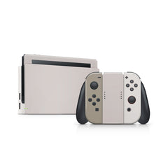 TACKY DESIGN Colorwave Nintendo Switch Skin Wrap | Gray Color Blocking 3M Vinyl Full Cover Decal Stickers - Tackydesign