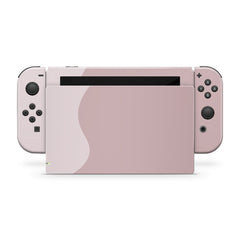 TACKY DESIGN Colorwave Nintendo Switch Skin Wrap | Pink Color Blocking 3M Vinyl Cover - Tackydesign