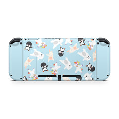 TACKY DESIGN Cute Animals Nintendo Switch Skin Wrap | Kawaii Pet Pastel 3M Vinyl Cover - Tackydesign